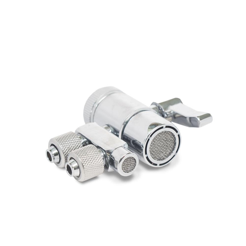 Crystal Quest C4 Diverter Valve, 3/8" Dual Barb (CQE-PT-03007)