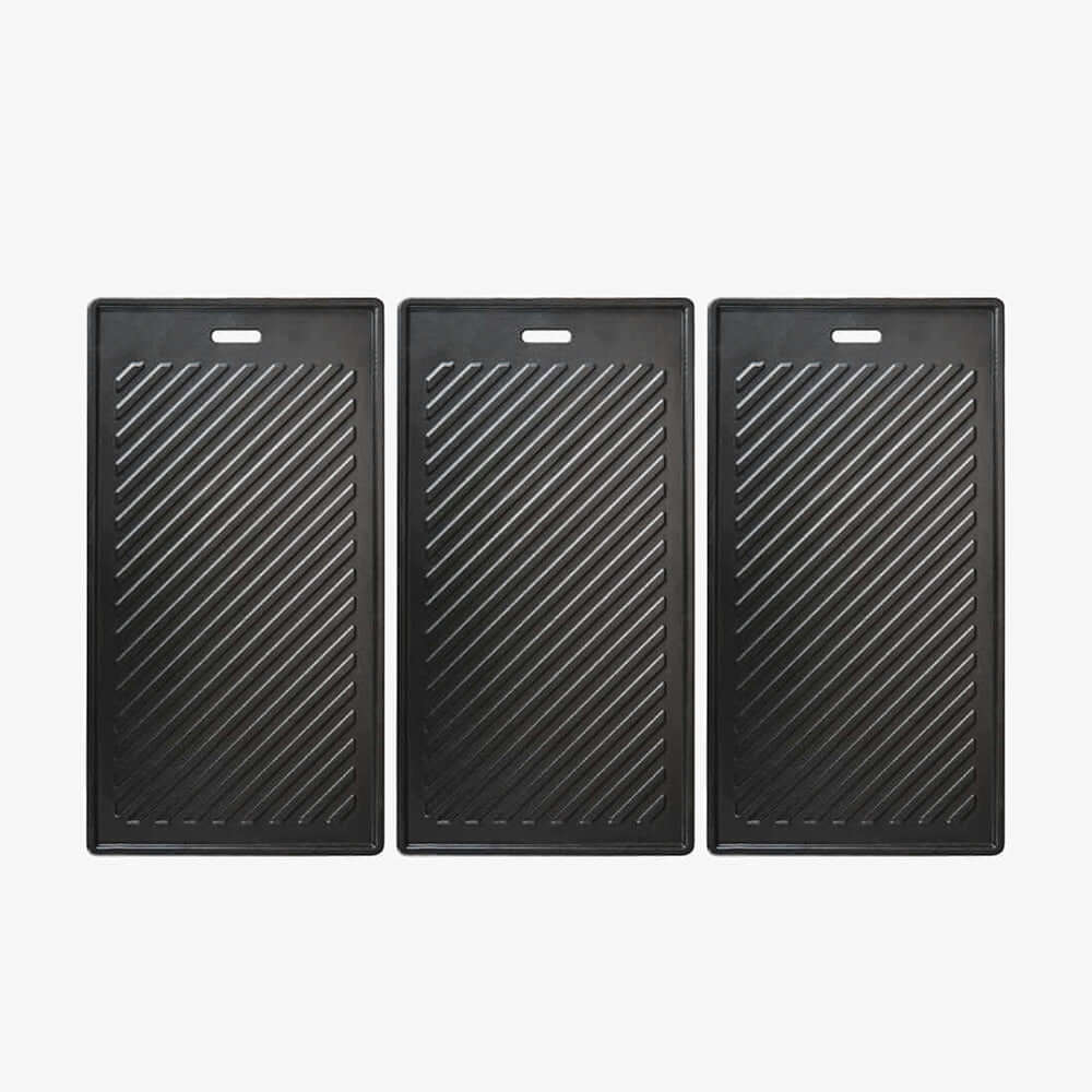 Cast Iron Griddle x 3 – Turn Your Grill into a Griddle