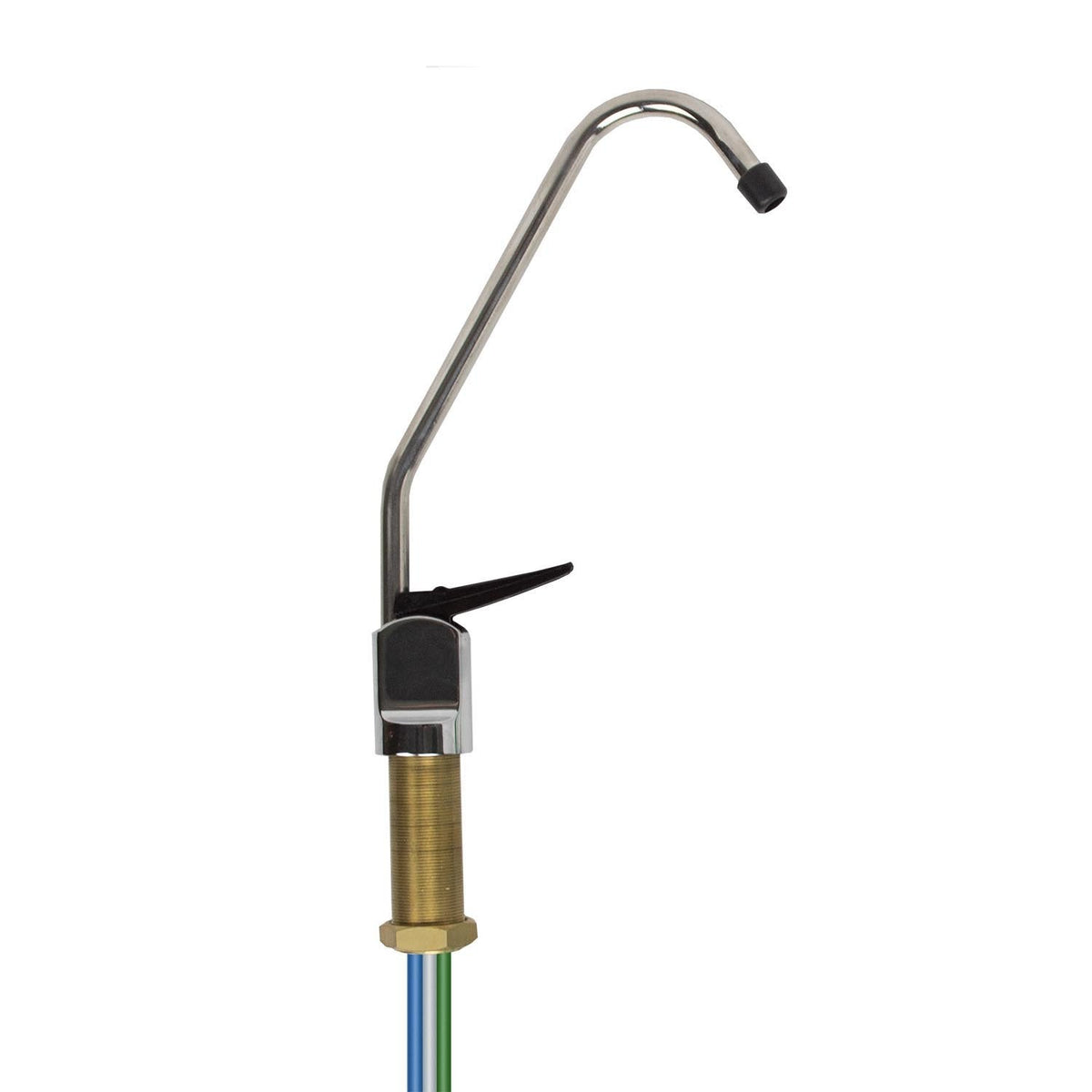 Crystal Quest Chrome Faucet, 1/4" Tube, Standard Handle, 3-Way (CQE-PT-03005)