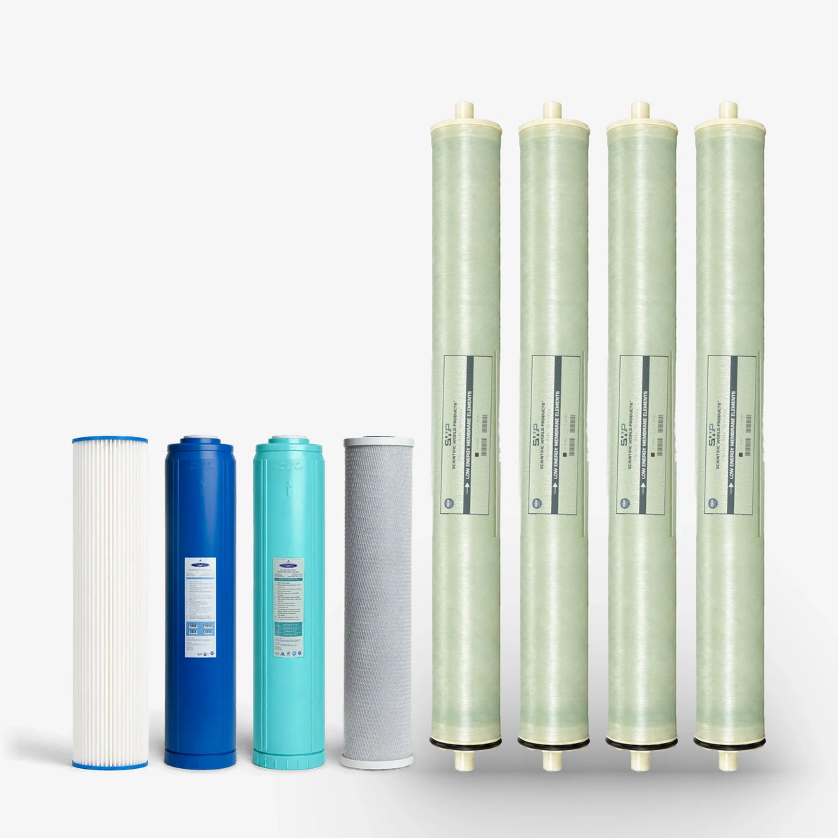 Crystal Quest Whole House RO Replacement Filter Pack, 7000 GPD, Prefilter or Complete