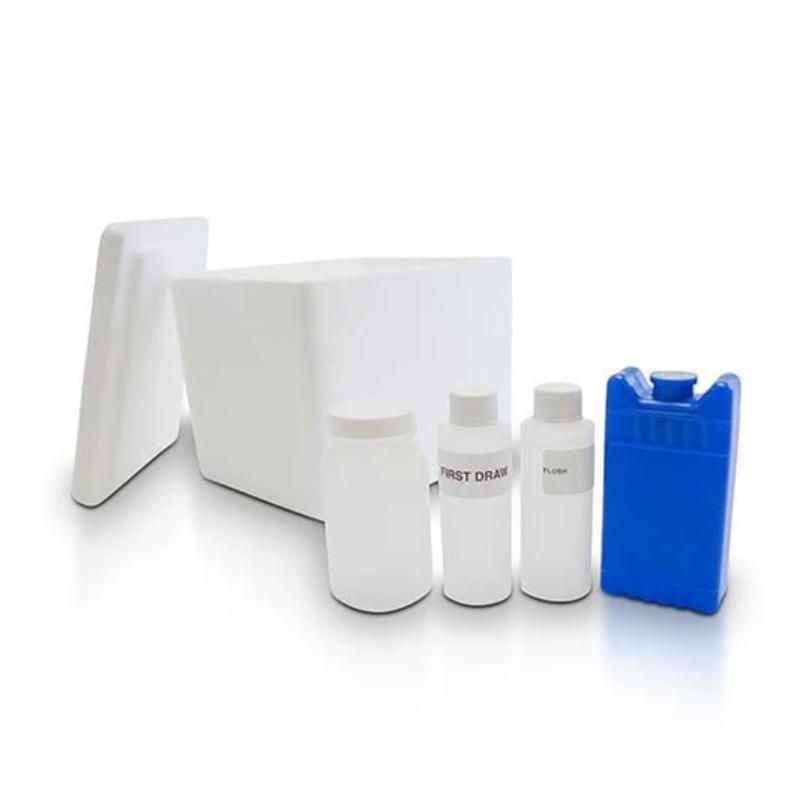 Crystal Quest First Draw and Flush Dual Lead Water Test Kit, Mail-In Lab Analysis (CQE-TS-6400)