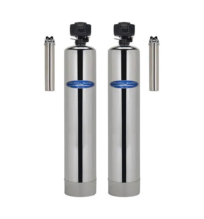 Crystal Quest Arsenic and Multistage Whole House Water Filter System 1.5 Cu .Ft.