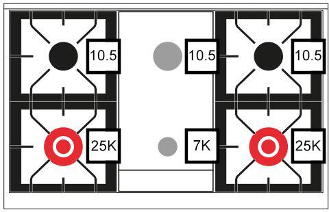 ILVE Nostalgie II 40-Inch Dual Fuel Freestanding Range in White with Copper Trim (UPD40FNMPWHPLP)
