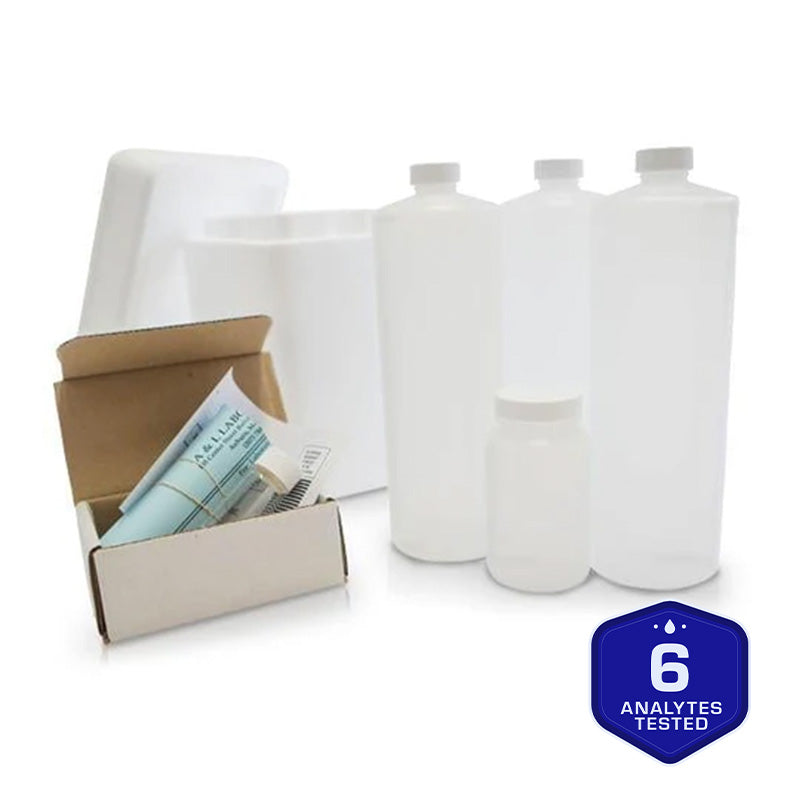 Crystal Quest Radiological Water Test Kit, Mail-In Lab Analysis, Basic, Standard or Deluxe