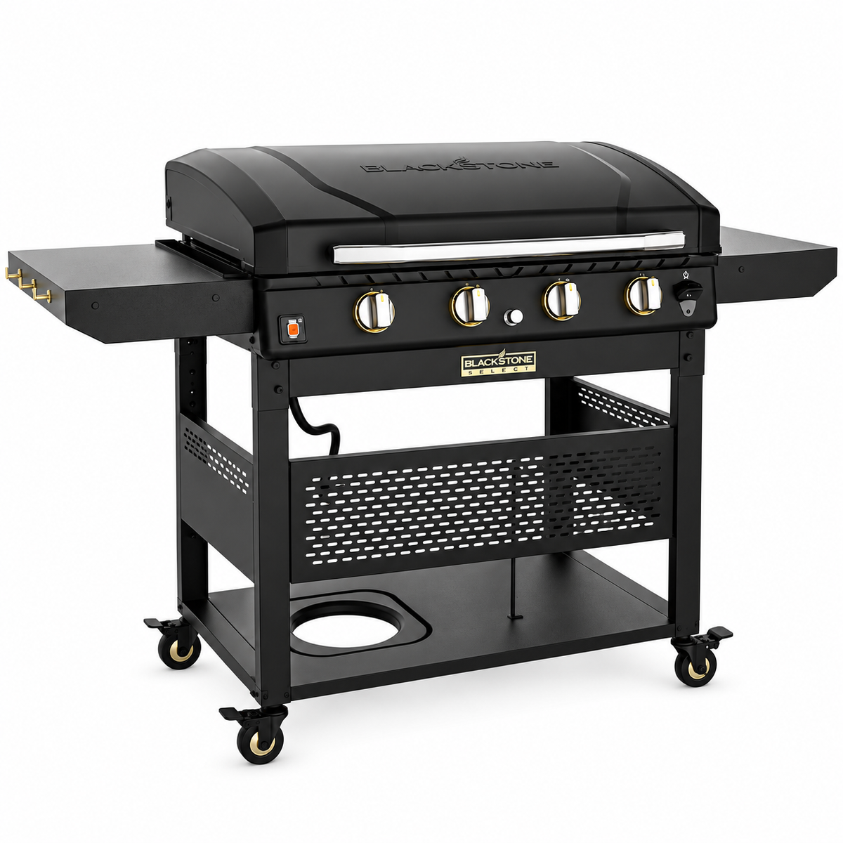 Blackstone Select 36" Liquid Propane Griddle with Side Shelves, Painted Black