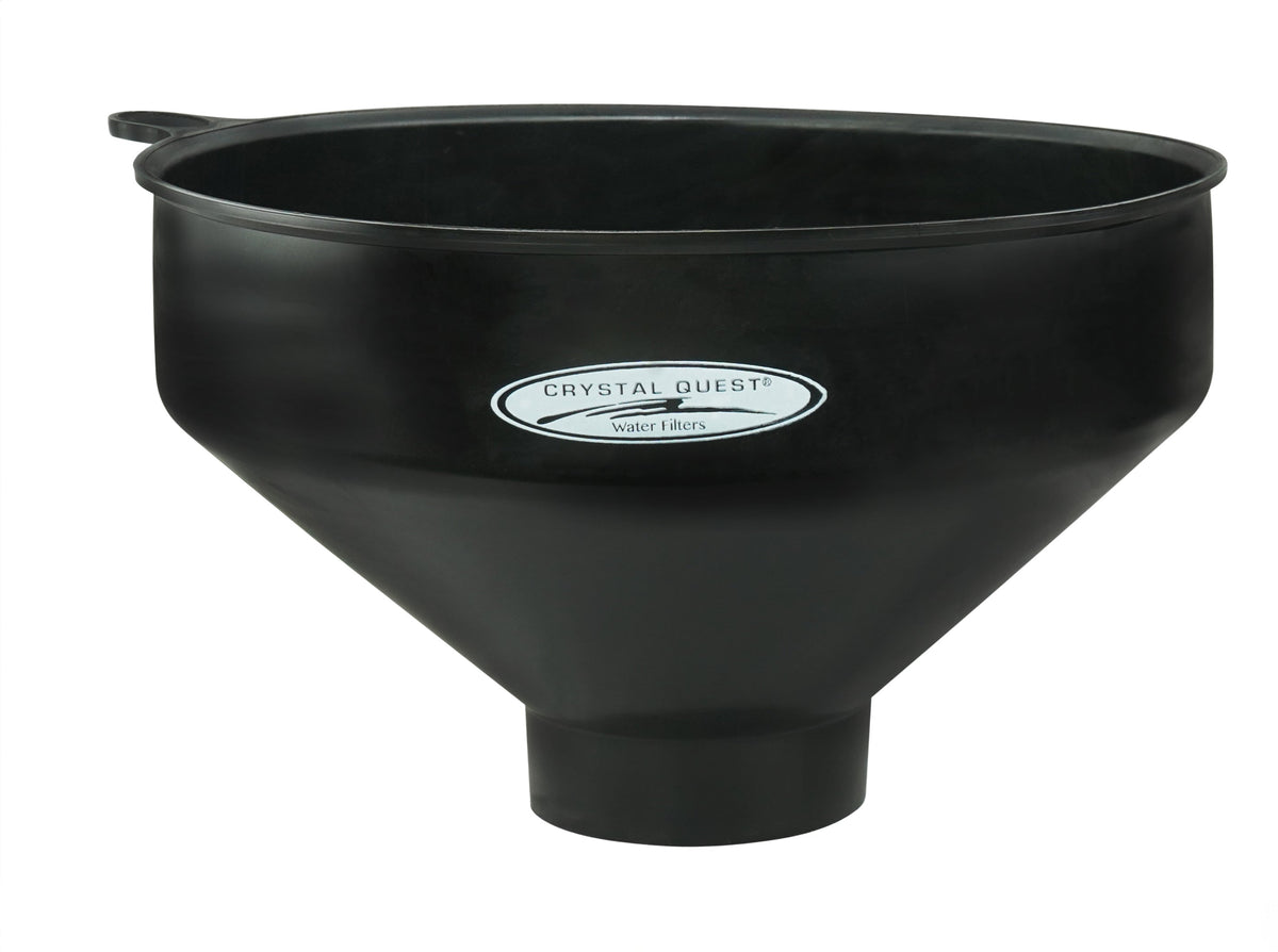 Crystal Quest Easy Fill Media Funnel for Filter Tanks, 10" Residential or 11 1/2" Commercial
