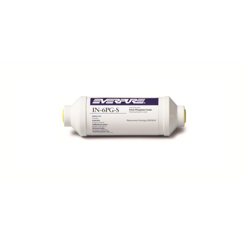 Everpure EV910067 IN-6 Inline Filter with IN-6 6 Inch Cartridges