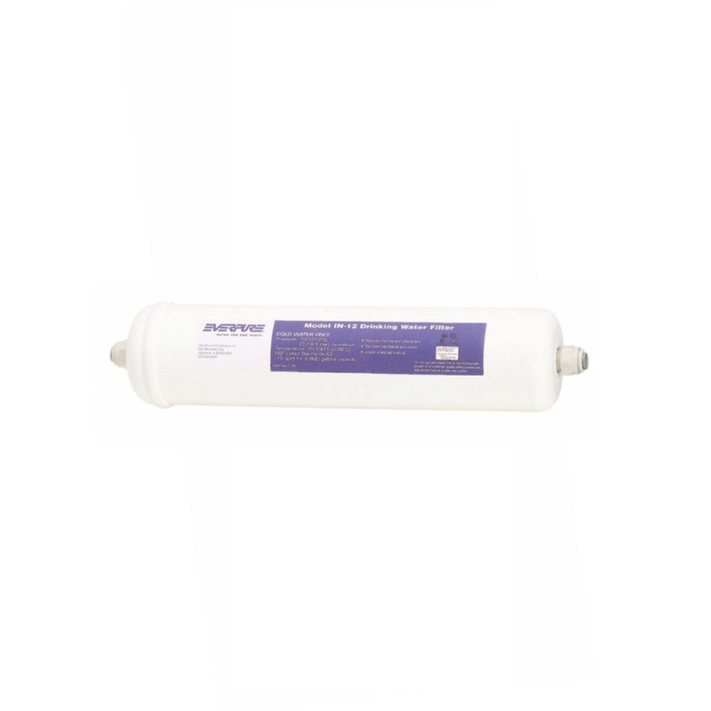 Everpure EV910086 IN-12 Inline Filter with 12 Inches Cartridge