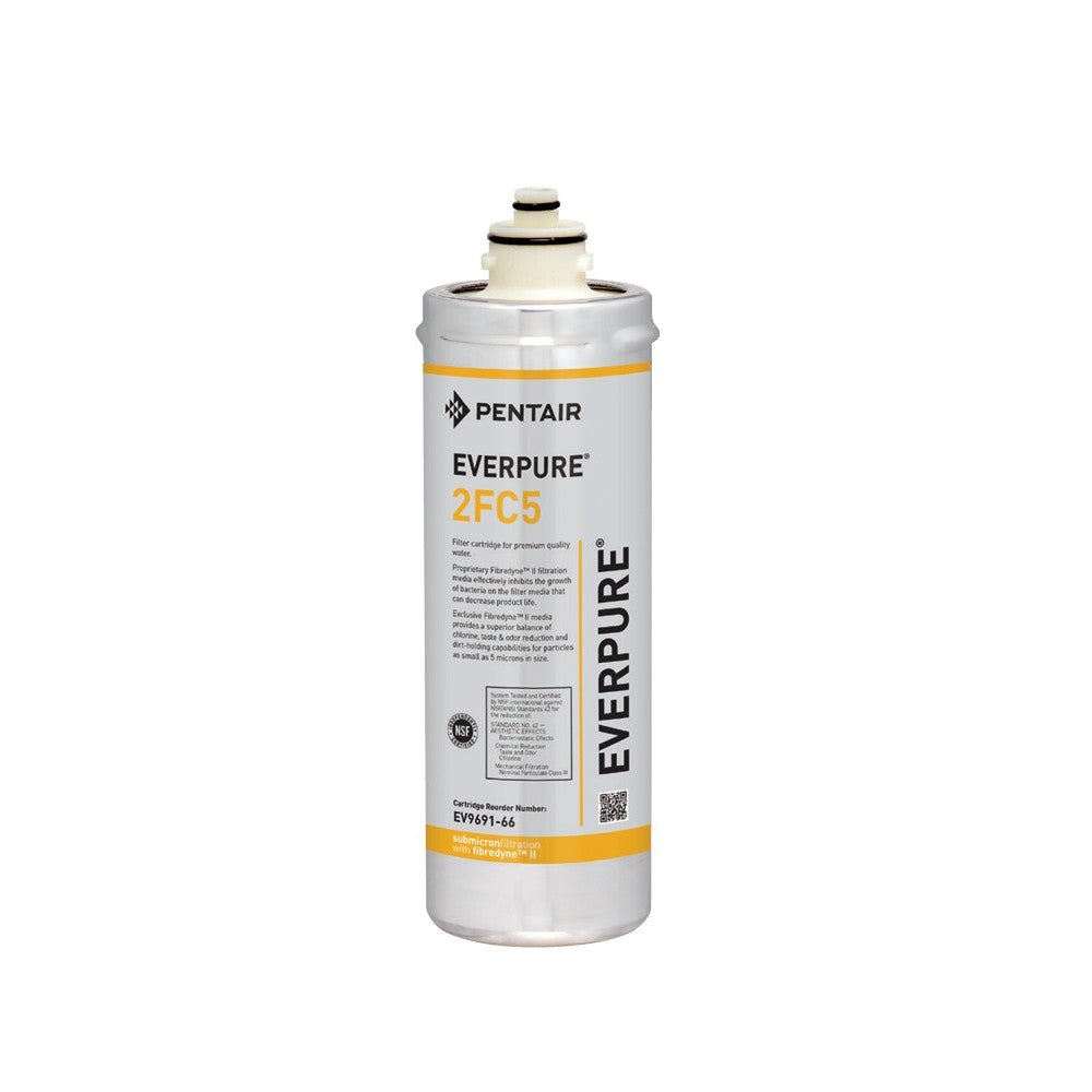 Everpure EV969166 2FC5 Water Filter Cartridge Fibredyne® II Carbon Block Cartridges