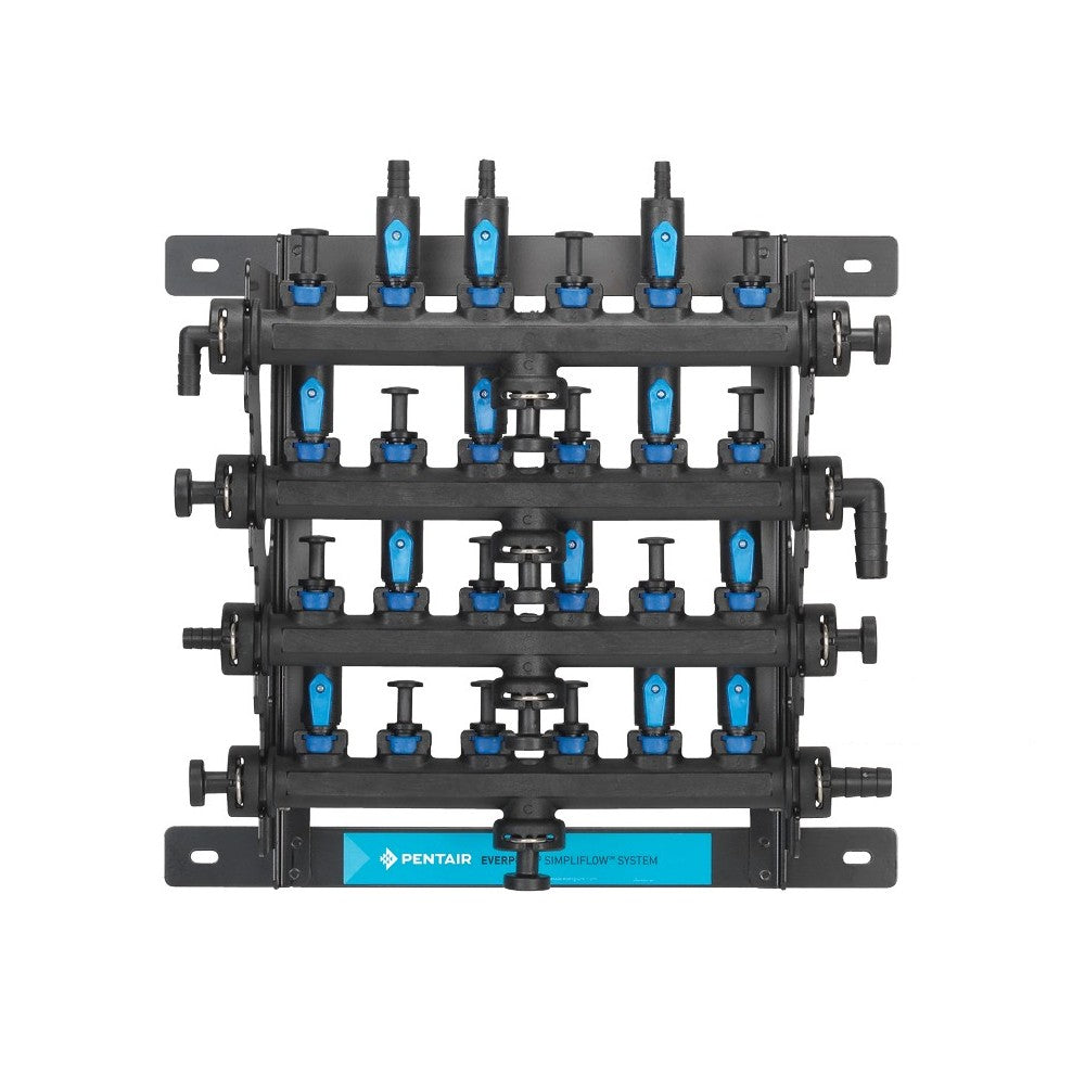 Everpure EV996400 Simpliflow Water Management System SFM-Q4-U Quad Standard (1) Simpliflow SFM-Q4-U