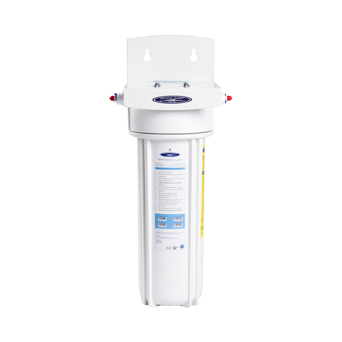 Crystal Quest Commercial Inline SMART Water Filter, Single, Double or Triple, 0.5 GPM