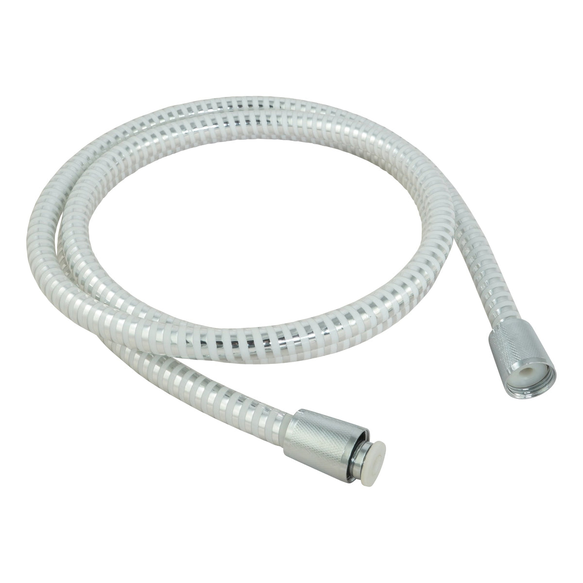 Crystal Quest Metal Shower Hose, Universal 70 in, 1/2" Connection
