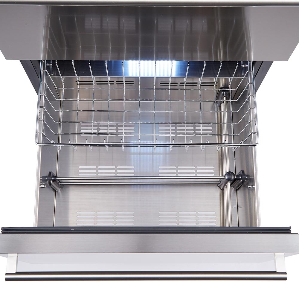 Forno 24-Inch Built-In Compressor Wine Cooler - Dual Zone - 108 Bottles (FWCDR6628-24S)