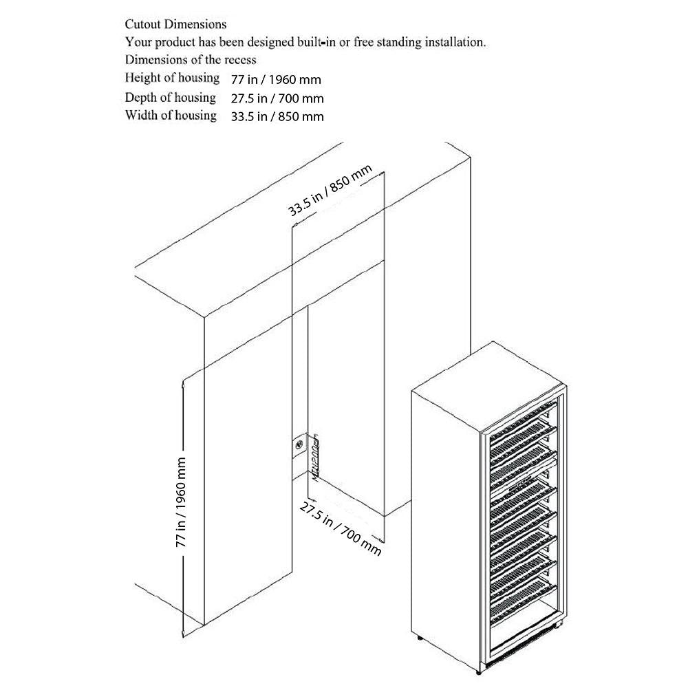Forno 30-Inch Dual Zone Wine Cooler & Refrigerator Drawer (FWCDR6661-30S)
