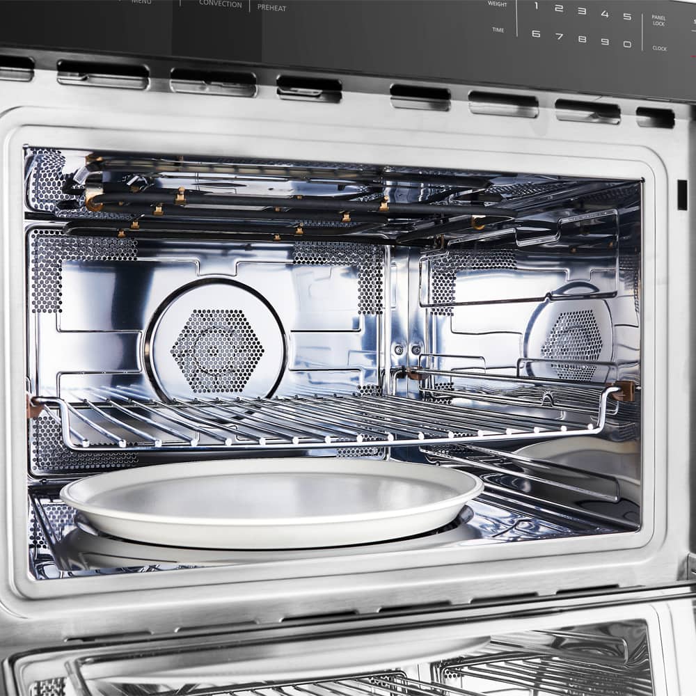 Forno 4-Piece Appliance Package - 30-Inch Gas Range with Air Fryer, Refrigerator, 24-Inch Microwave Oven, & 3-Rack Dishwasher in Stainless Steel