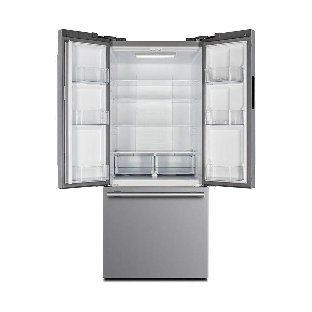 Forno 2-Piece Appliance Package - 30-Inch Electric Range and 30-Inch French Door Refrigerator in Stainless Steel (FBDL-003-07US)