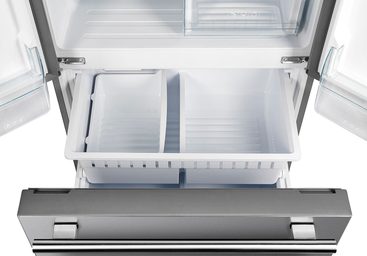 Forno 2-Piece Appliance Package - 30-Inch Electric Range and 30-Inch French Door Refrigerator in Stainless Steel (FBDL-003-07US)