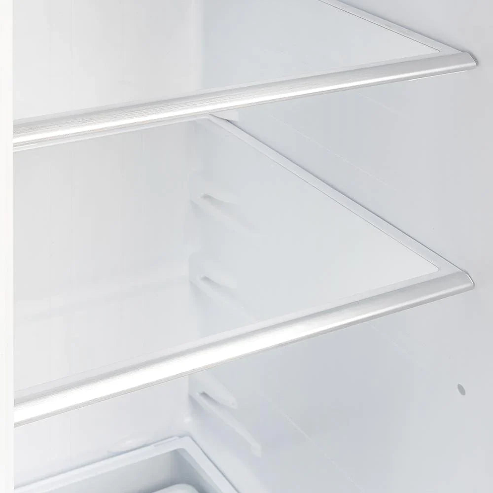 Forno Espresso 3-Piece Appliance Package - 30-Inch Electric Range with 5.0 Cu.Ft. Electric Oven, Built-In Refrigerator, and Under Cabinet Range Hood in Stainless Steel with Antique Brass Trim