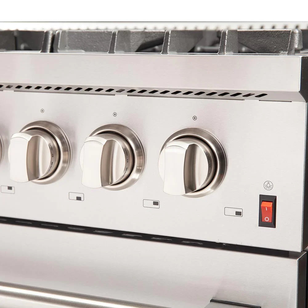 Forno 2-Piece Appliance Package - 48-Inch Dual Fuel Range and 60-Inch Built-In Refrigerator in Stainless Steel (FBDL-017-03CAUS)