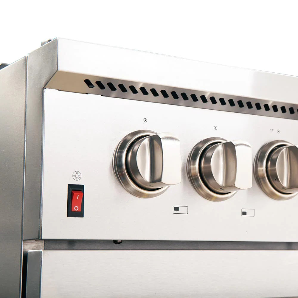 Forno 2-Piece Appliance Package - 48-Inch Dual Fuel Range and 60-Inch Built-In Refrigerator in Stainless Steel (FBDL-017-03CAUS)
