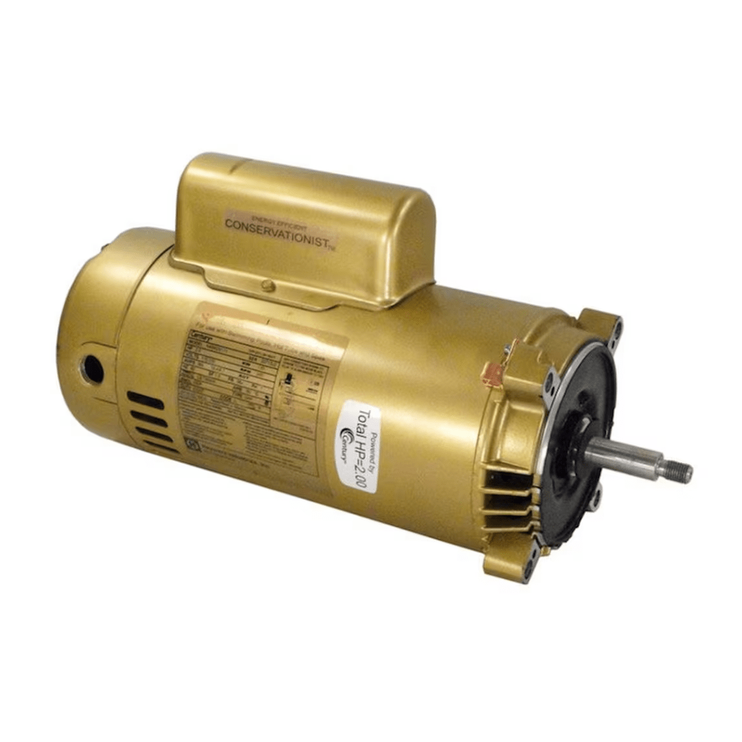 Hayward 2 HP Single Phase Threaded Shaft 115/230V Motor for Max-Flo/Super Pumps, SPX1615Z1M