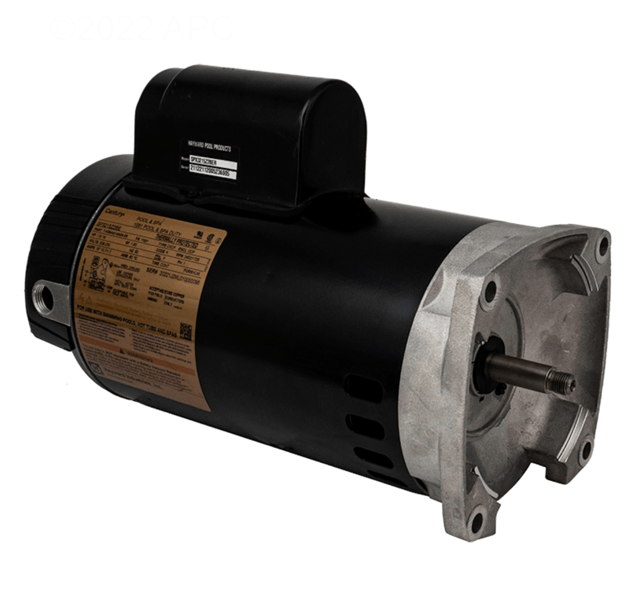 Hayward SPX3215Z2BER 1.5 HP Square Flange 2 Speed Pump Motor TriStar