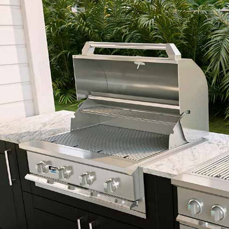 Jupiter 32-Inch Pro Series 4-Burner Built-In Gas Grill with Insulated Jacket