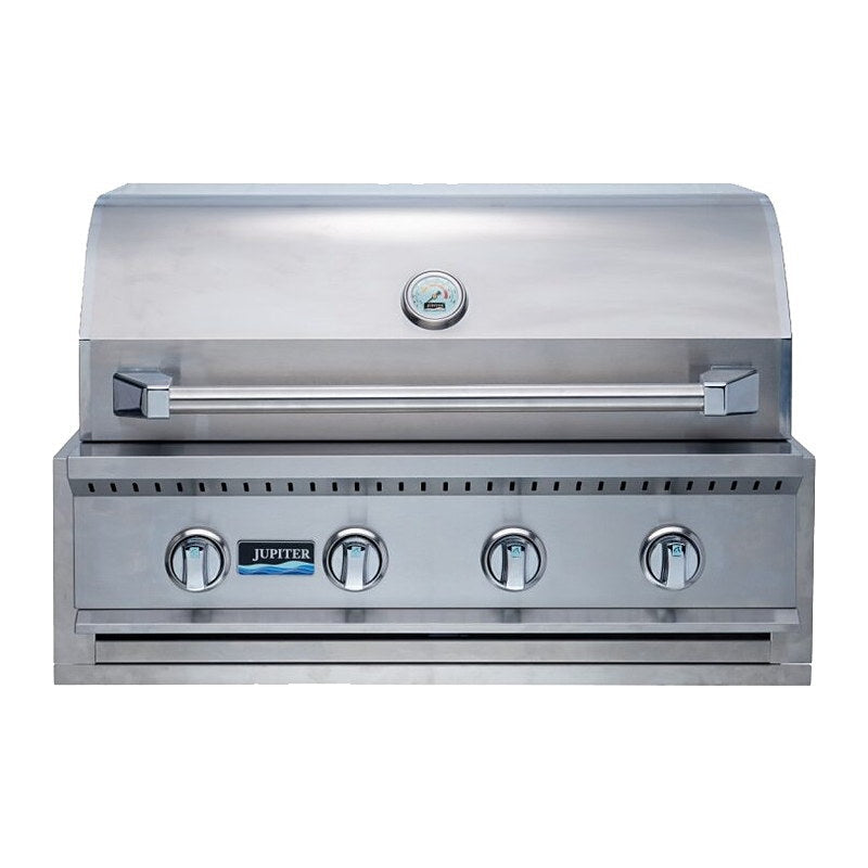 Jupiter 32-Inch Pro Series 4-Burner Built-In Gas Grill with Insulated Jacket