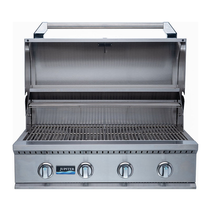 Jupiter 32-Inch Pro Series 4-Burner Built-In Gas Grill with Insulated Jacket