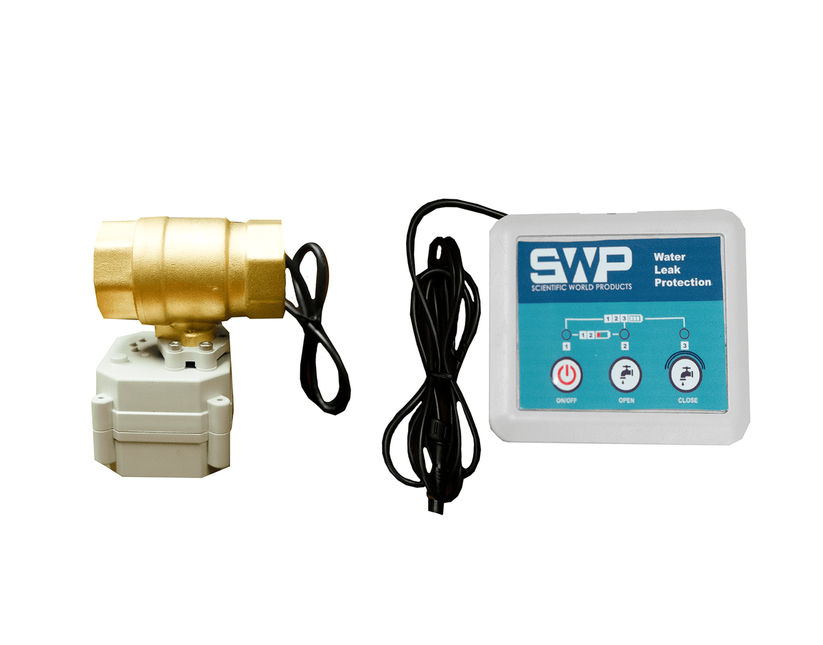 Crystal Quest Leak Detector Smart Valve for Whole House Water Filters, 1 Inch (CQE-PT-03064)