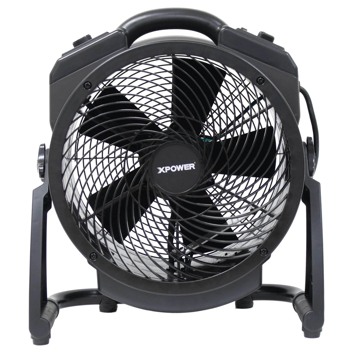 XPOWER cordless axial air mover with ozone generator M-25B - front view