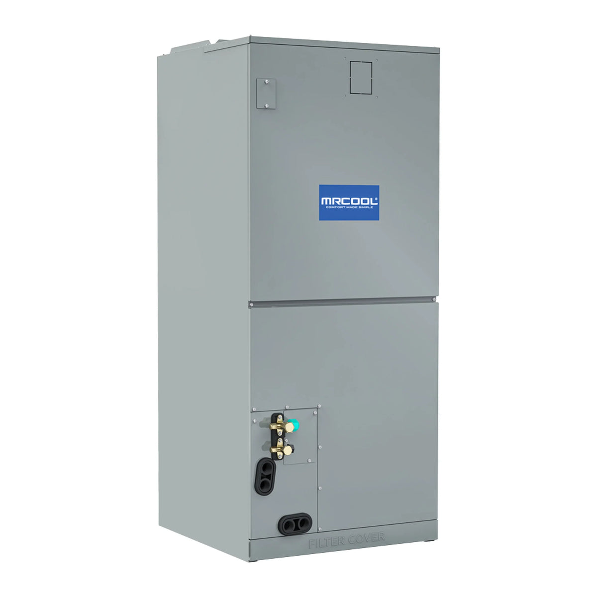 MRCOOL Hyper Heat 2nd Gen 24K BTU, 2 Ton, 18.3 SEER2 Heat Pump Condenser and Ducted Air Handler with 10kW Heat Kit (C24HP230BL00H10)