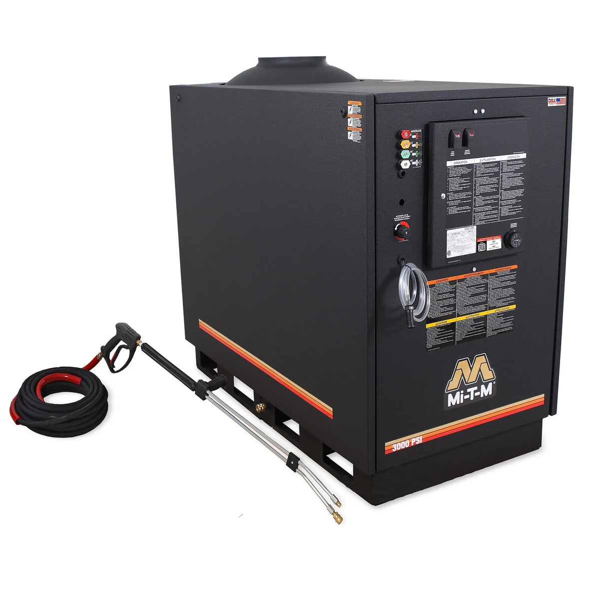 Mi-T-M natural gas hot water pressure washer HG-3004-1230 230V 1-phase - product view