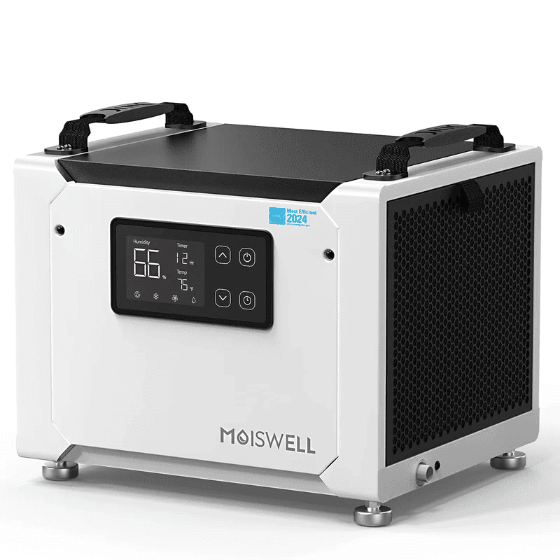 Moiswell Defender commercial basement dehumidifier ME-7 - front view