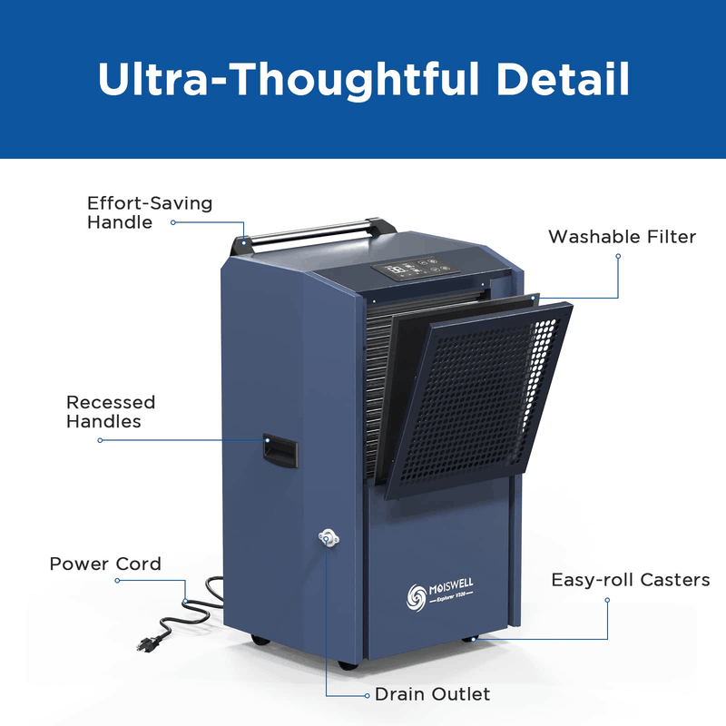 Moiswell Explorer commercial dehumidifier V320 - product details