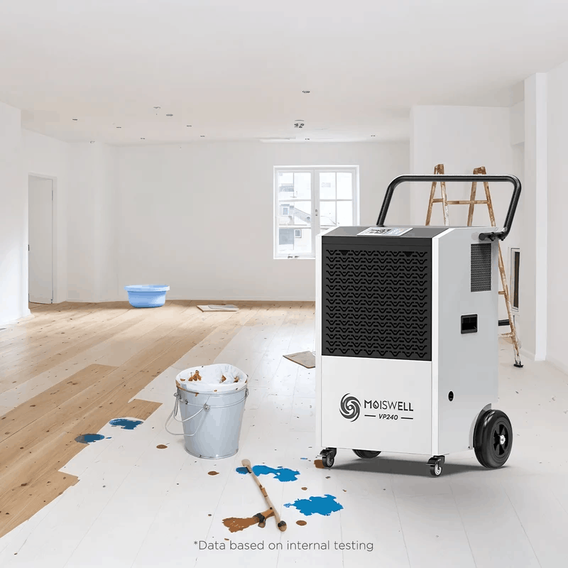 Moiswell Explorer commercial dehumidifier VP240 - restoration drying