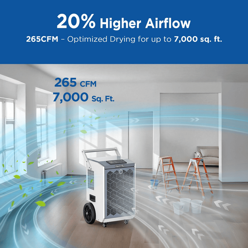 Moiswell Pioneer commercial dehumidifier Pioneer-XI - 265 CFM airflow