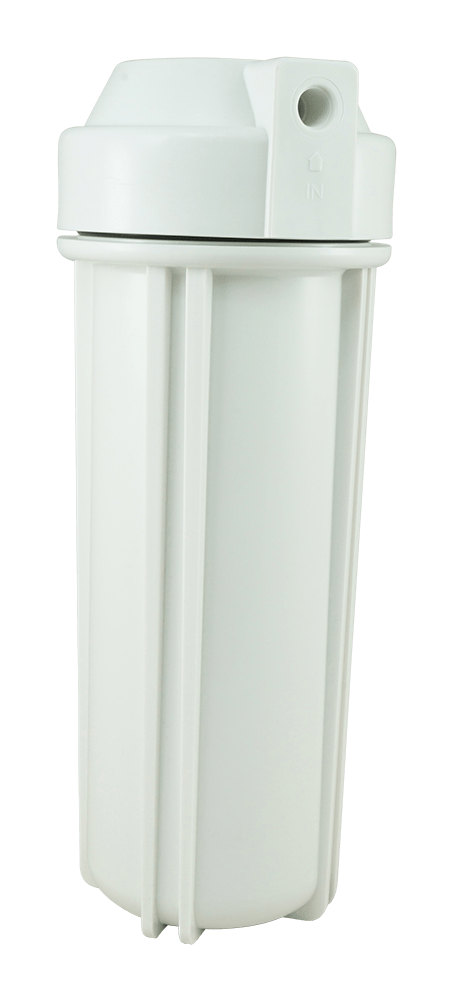 Crystal Quest White Poly Sump and Cap Assembly, 2.5" x 10"