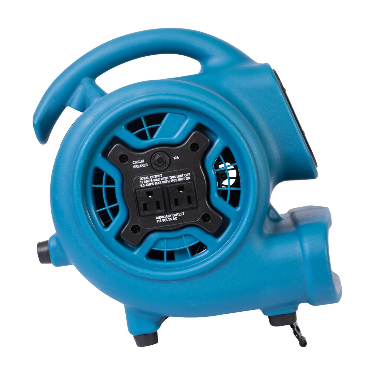 XPOWER compact air mover P-230AT - blue, 20 degree position