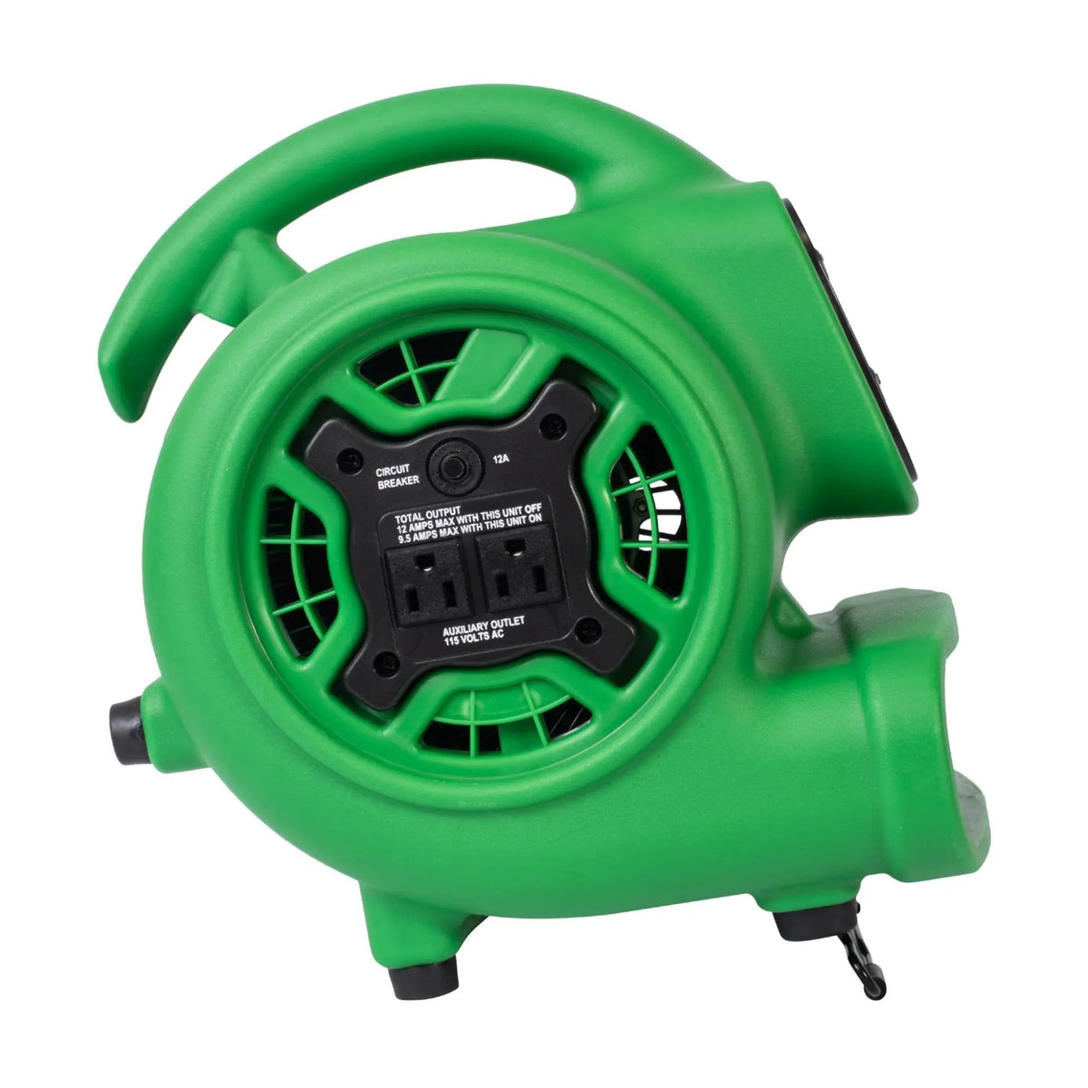 XPOWER compact air mover P-230AT - green, 20 degree position