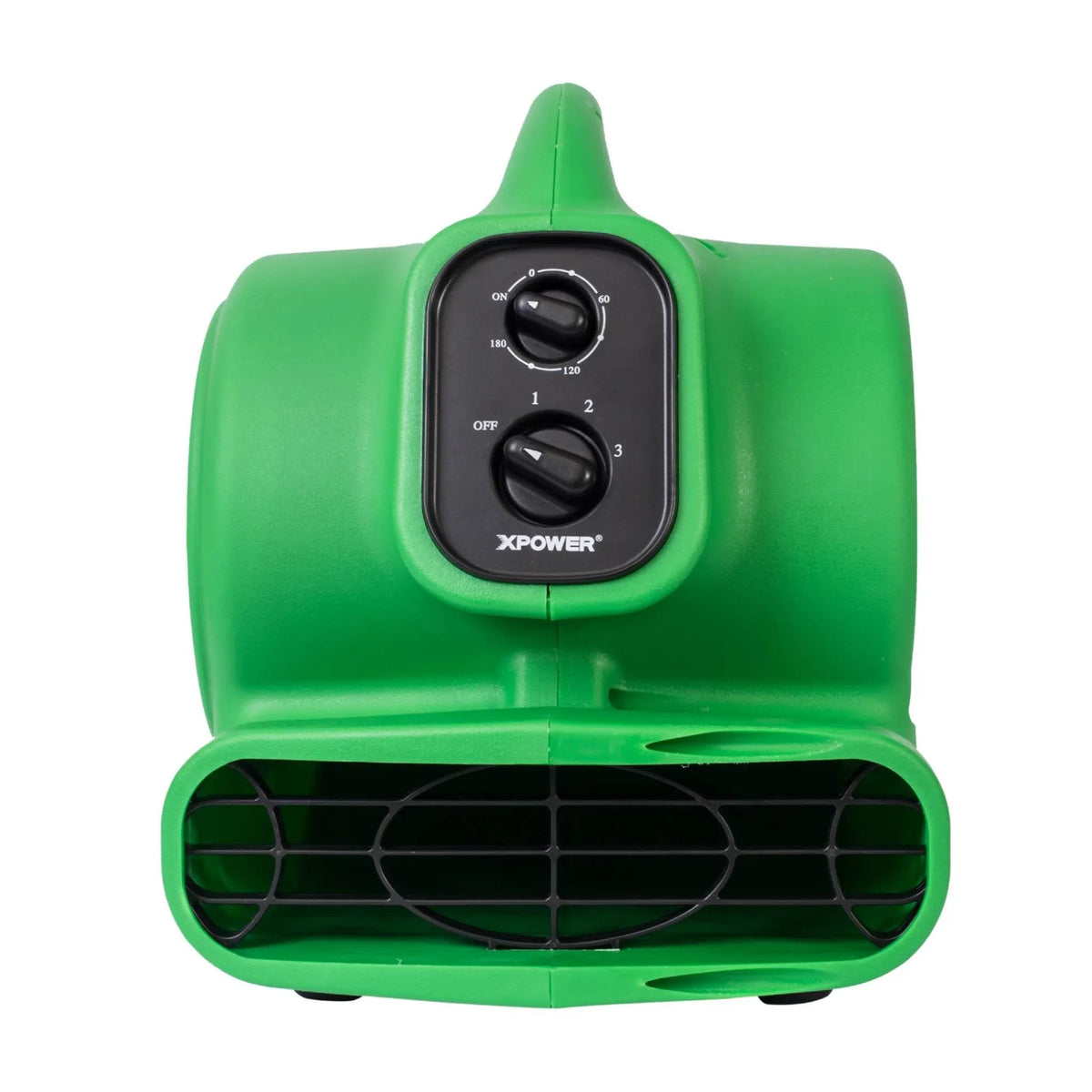 XPOWER compact air mover P-230AT - green, front view