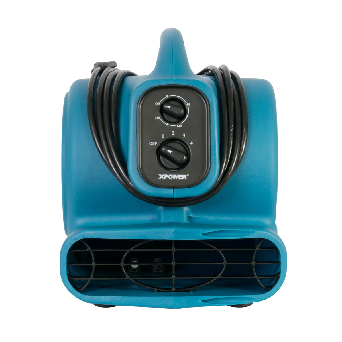 XPOWER Freshen Aire scented mini air mover P-260NT - front view with cord wrap
