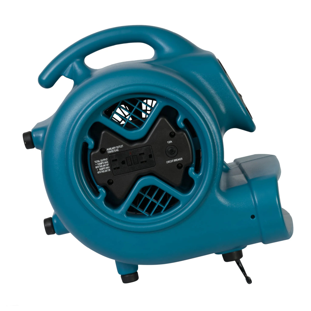 XPOWER blue GFCI air mover P-600A - 20-degree position