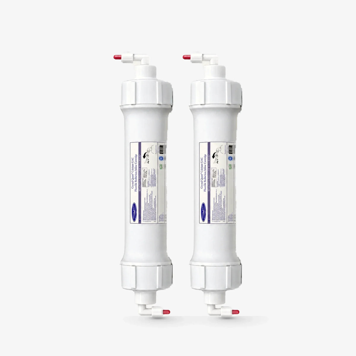 Crystal Quest Inline Fluoride Removal Filter Cartridge for RO Systems and Water Coolers