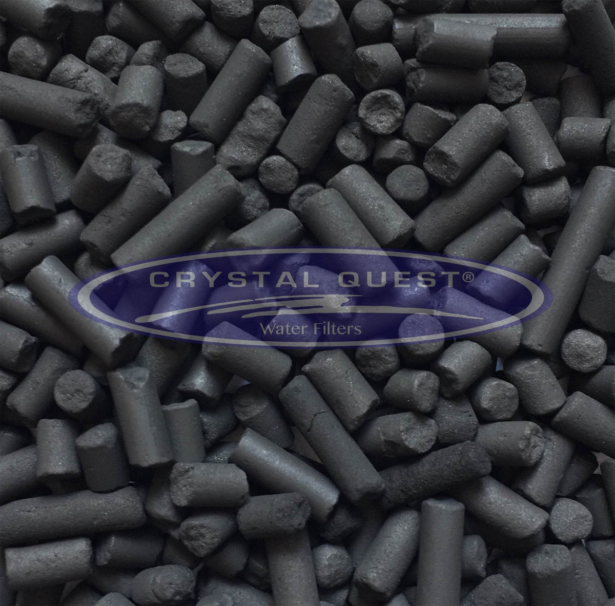 Crystal Quest Pelletized Charcoal GAC Filtration Media, Per Cubic Foot