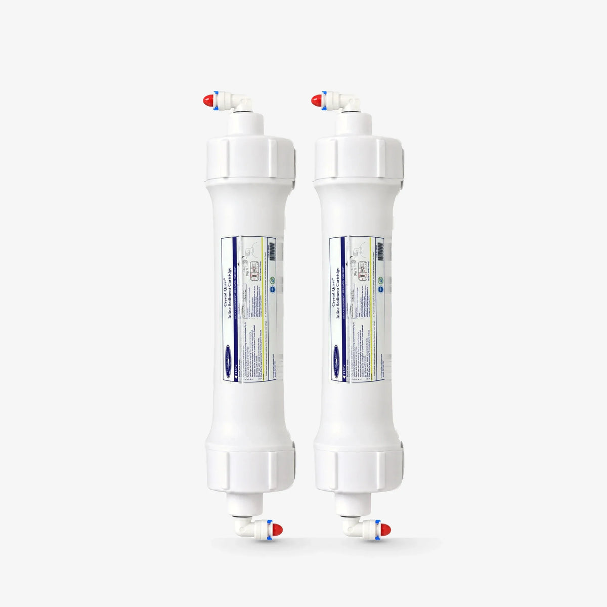 Crystal Quest Inline Sediment Filter Cartridge, 0.5 GPM