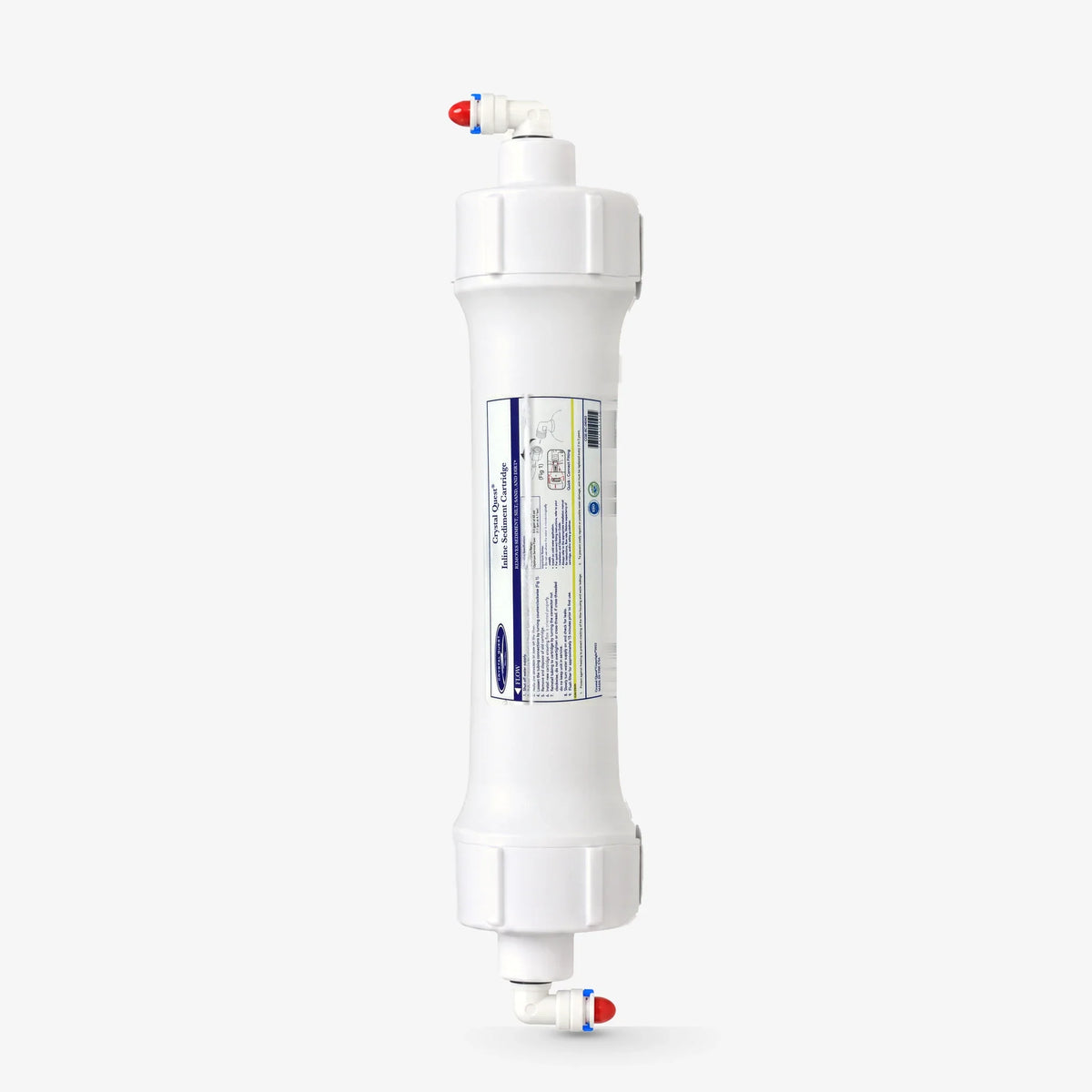 Crystal Quest Inline Sediment Filter Cartridge, 0.5 GPM