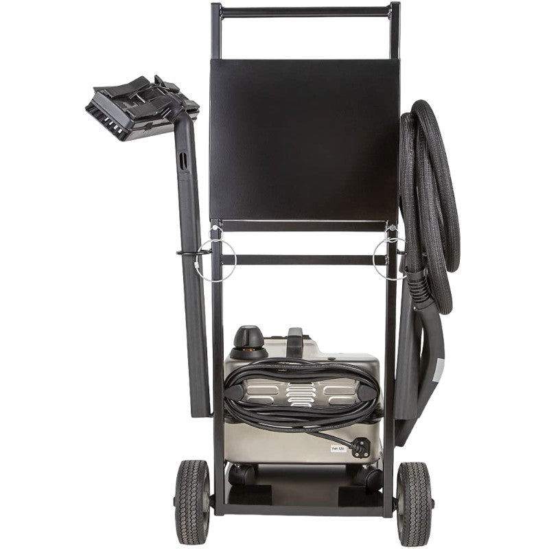 US Steam Falcon Plus commercial steam cleaner US2100 - rear view on cart