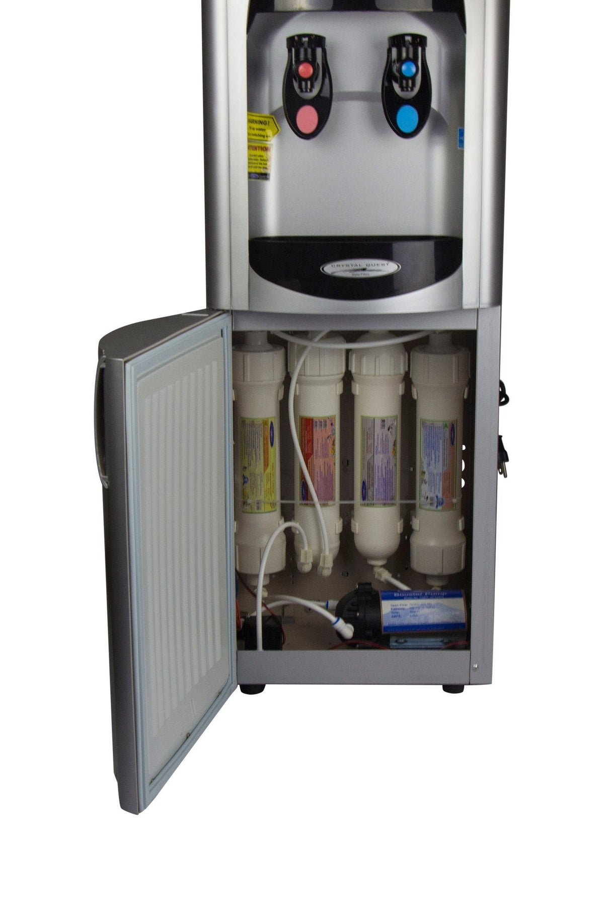 Crystal Quest Sharp Ultrafiltration and Reverse Osmosis Bottleless Water Cooler, Hot and Cold