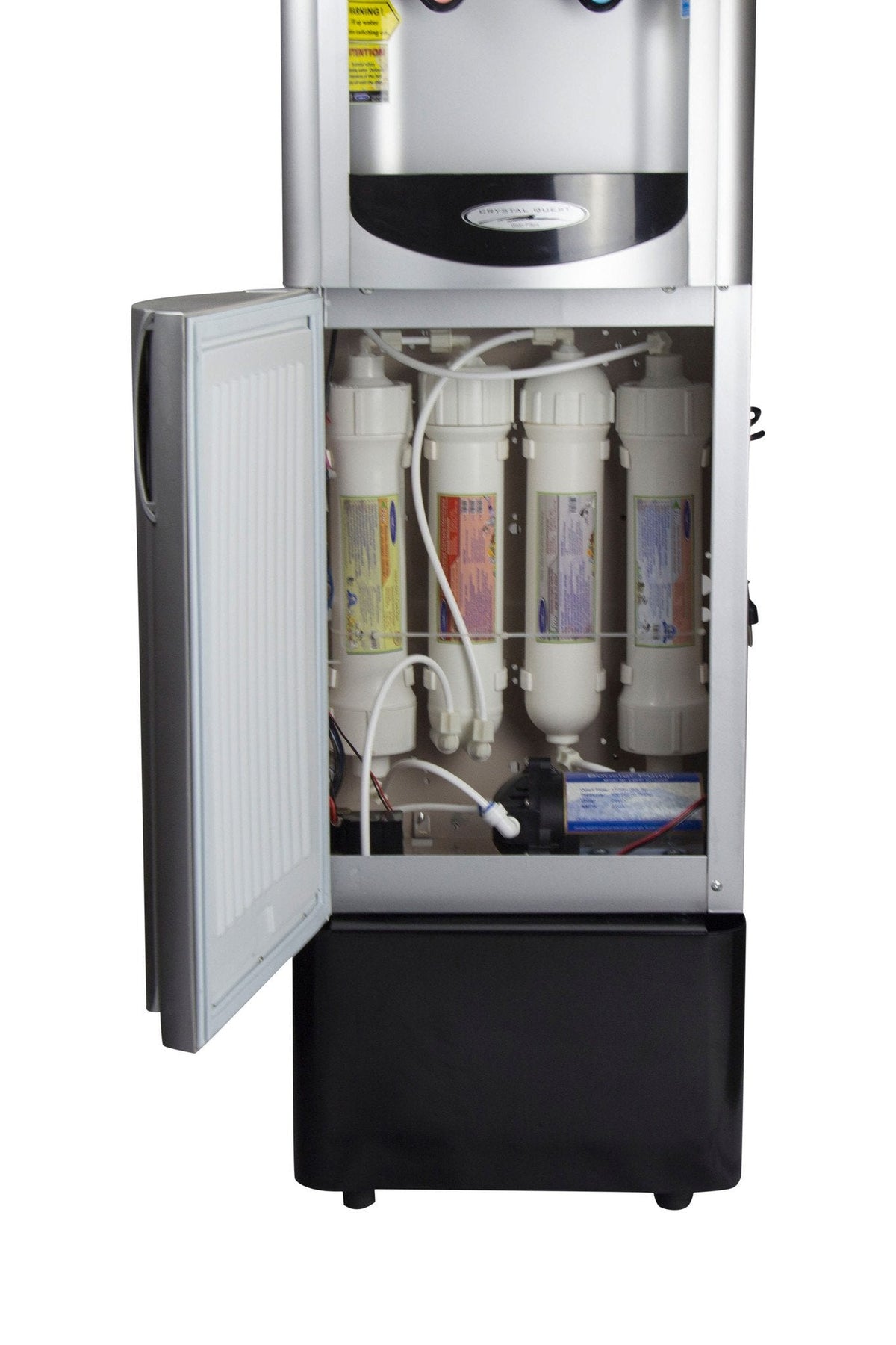 Crystal Quest Sharp Ultrafiltration and Reverse Osmosis Bottleless Water Cooler, Hot and Cold